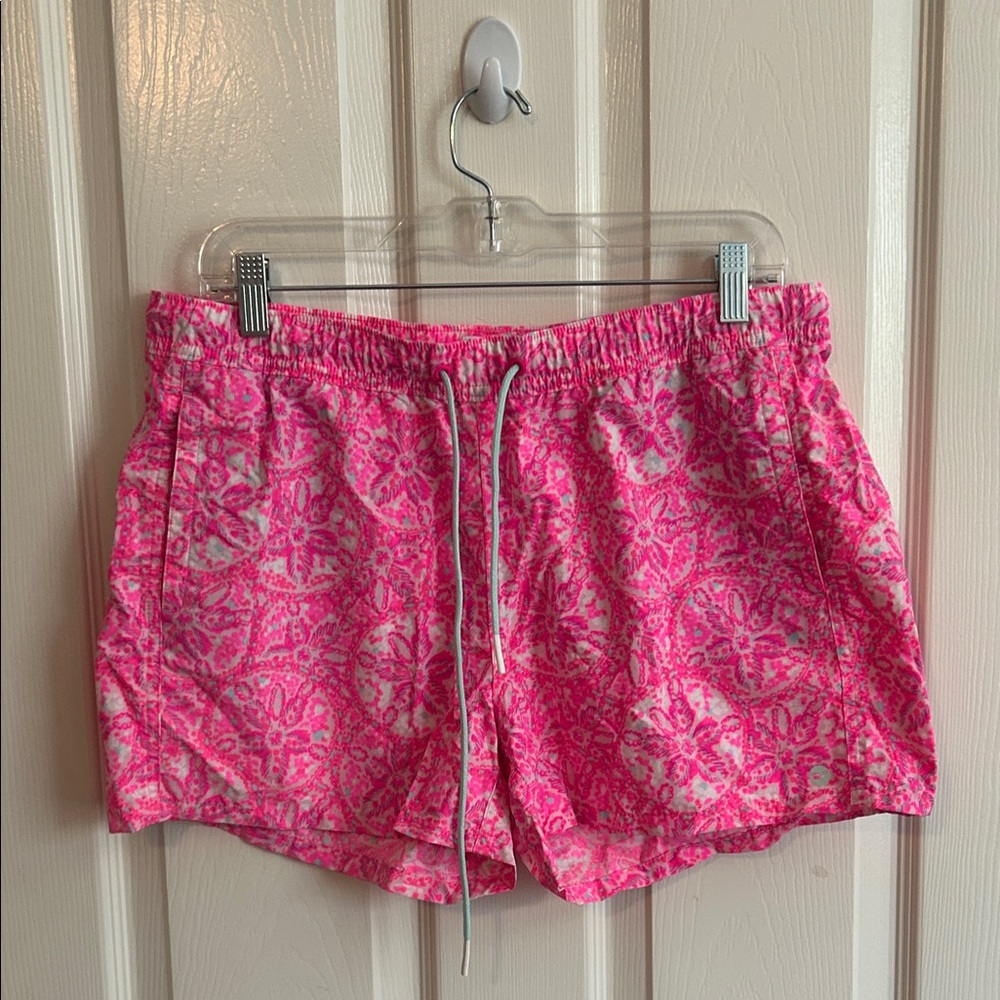 Vineyard Vines Pink Patterned Women's Performance Shorts